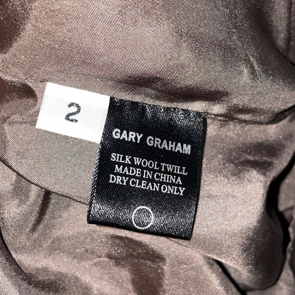 EUC Gary Graham Archival GG Germany Print Silk Blend Fit & Flare Dress Size 2 - Picture 4 of 7